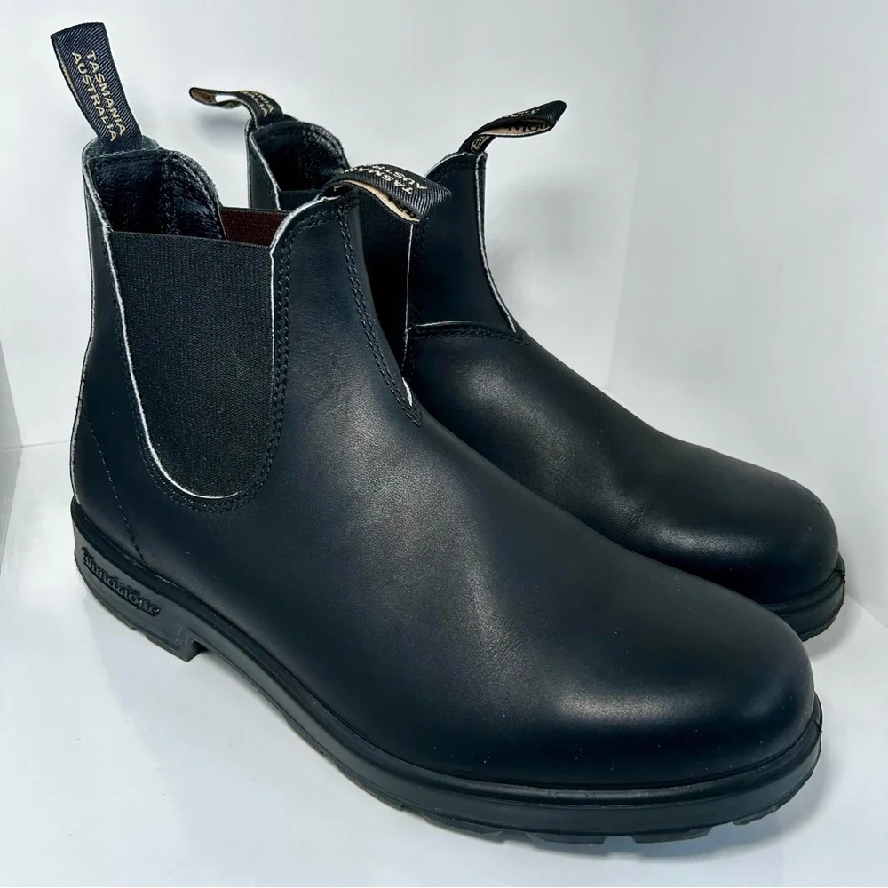✨SOLD✨Blundstone Men's Black Leather Classic Casual Boots, Excellent New Co - Picture 3 of 8